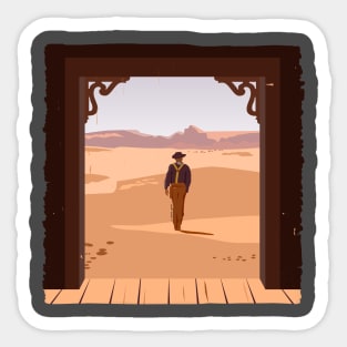 The Searchers Ending Illustration Sticker